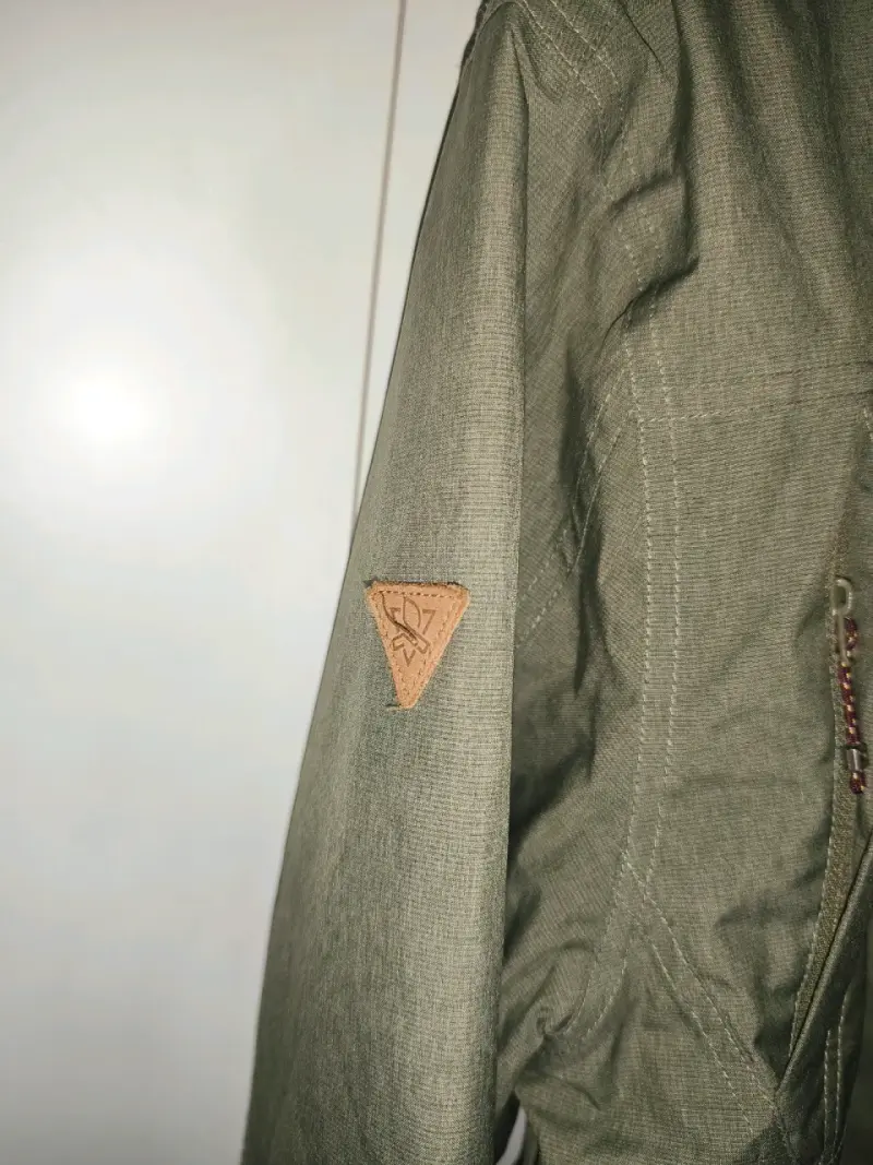 Chaqueta verde impermeable mujer - 3