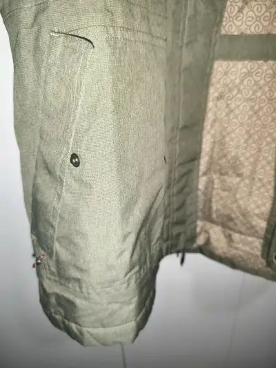 Chaqueta verde impermeable mujer - miniatura 4