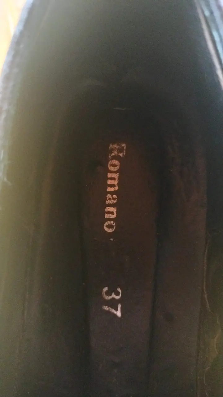 Zapatos de cuero negro estilo mocasín Romano - 3