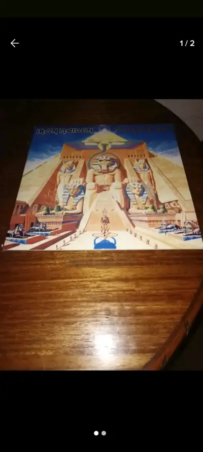 Vinilo Iron Maiden Powerslave en buen estado - miniatura 1