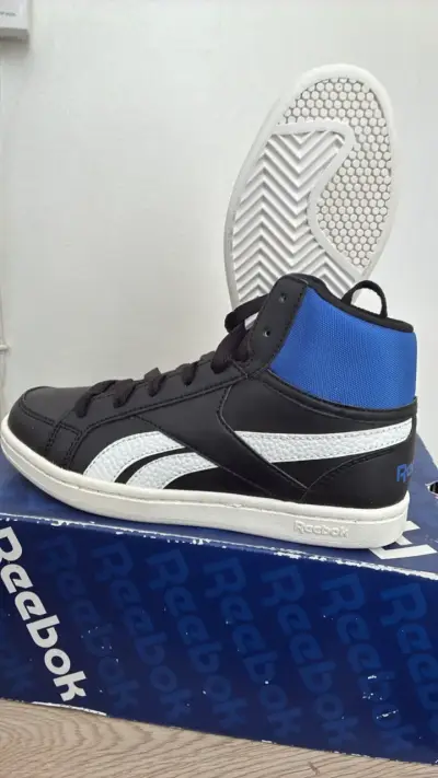 Zapatillas Reebok Royal Prime Mid negras y azules - miniatura 1