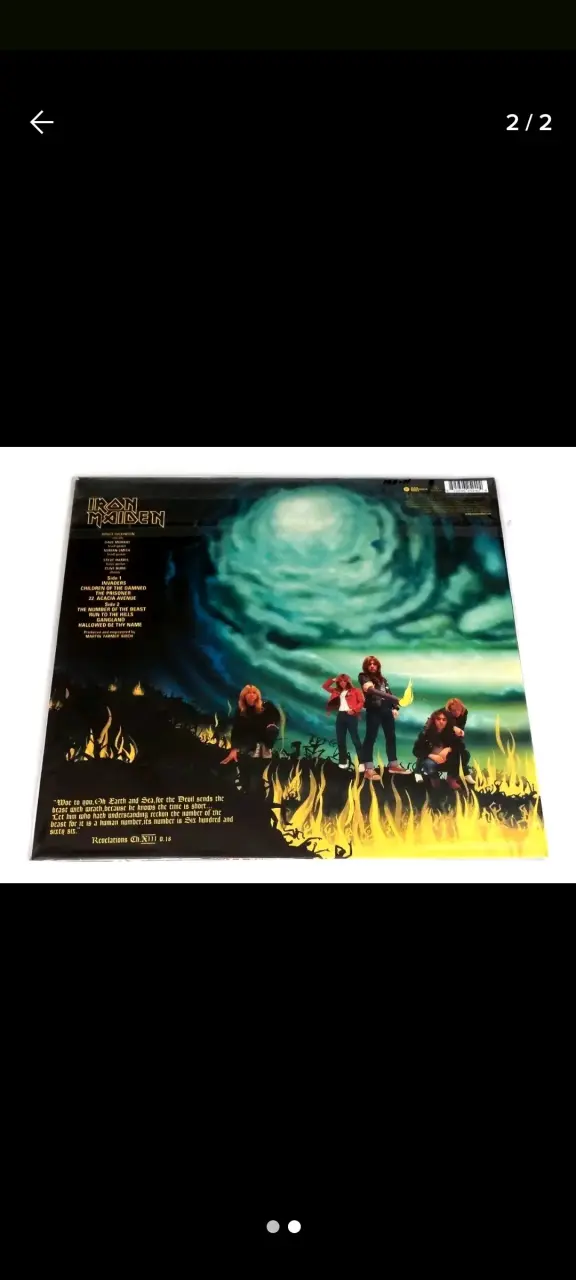 Vinilo Iron Maiden The Number of the Beast - 2
