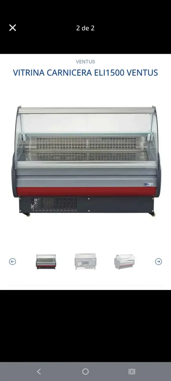 Vitrina Carnicera Ventus ELI1500 en buen estado