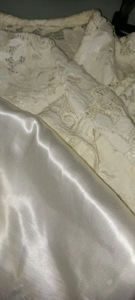 Vestido de encaje blanco elegante - 6