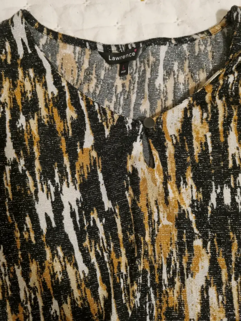 Blusa estampada Lawrence manga larga - 2
