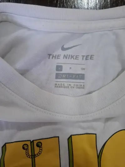 Polera Nike Just Do It blanca para hombre - miniatura 3