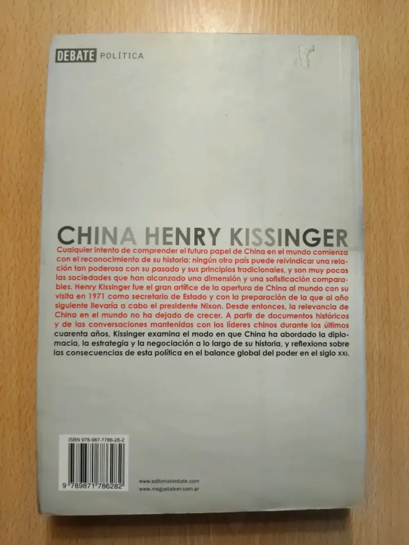 Libro 'China' de Henry Kissinger en buen estado - 2