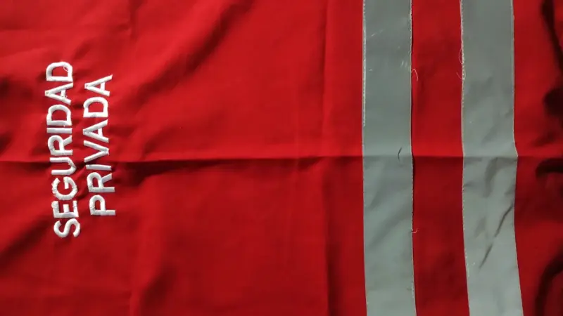 Chaleco Reflectante de Seguridad Privada Rojo - 2