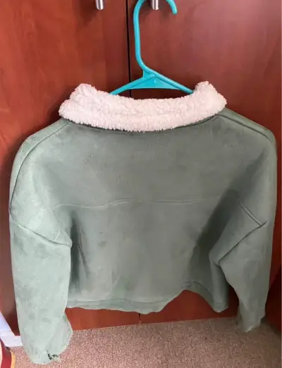 Chaqueta verde con cuello de borrego Z&L - miniatura 3