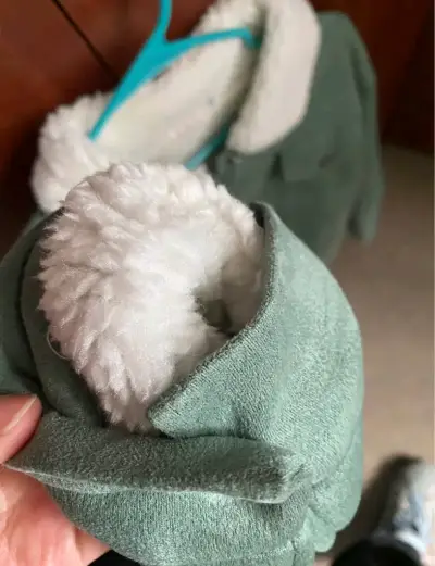 Chaqueta verde con cuello de borrego Z&L - miniatura 5
