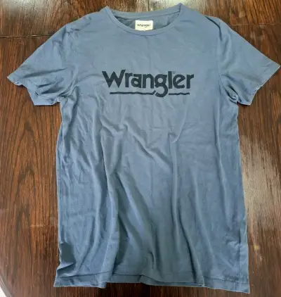 Polera Wrangler azul de algodón para hombre - miniatura 1