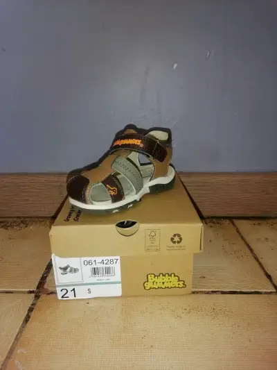 Sandalias para niños Bubble Gummers marrón - miniatura 1