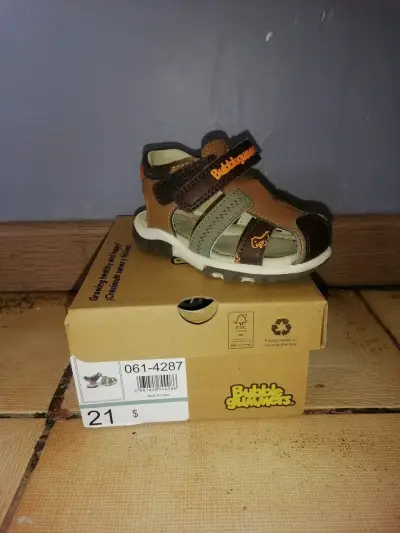 Sandalias para niños Bubble Gummers marrón - miniatura 2