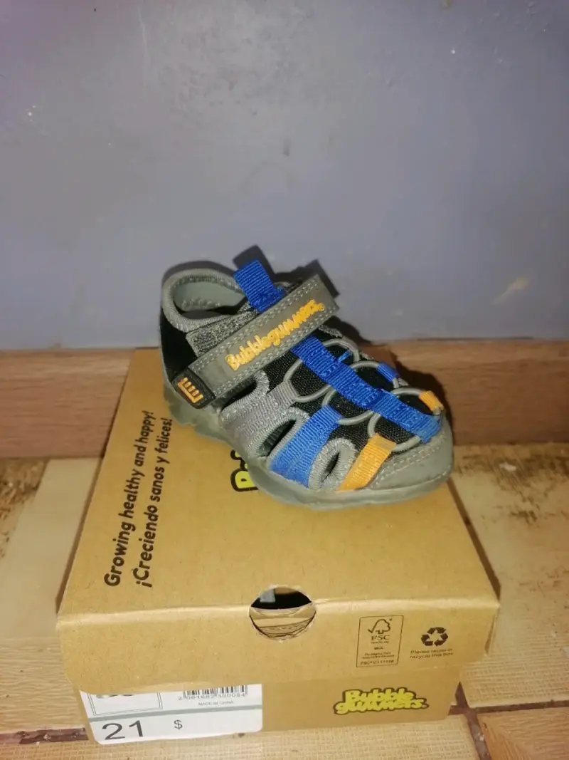 Sandalias para niños Bubblegummers talla 21 - 1