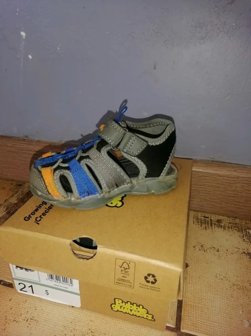 Sandalias para niños Bubblegummers talla 21 - 2