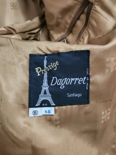 Chaqueta vintage 100% cuero Dagorret - miniatura 2