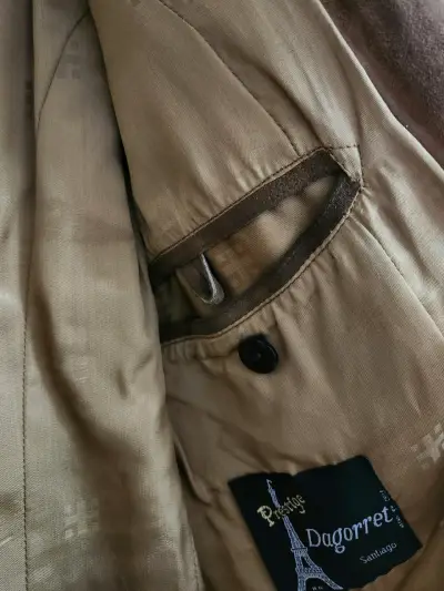Chaqueta vintage 100% cuero Dagorret - miniatura 3