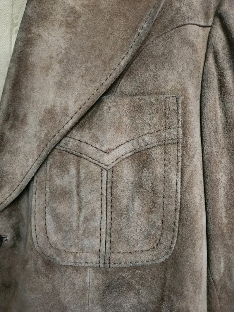 Chaqueta vintage 100% cuero Dagorret - 5