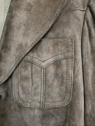 Chaqueta vintage 100% cuero Dagorret - miniatura 5