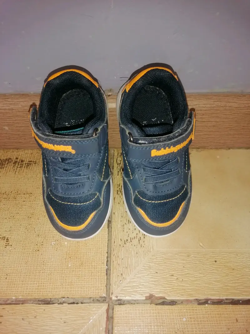 Zapatillas deportivas para niños Bubblegummers azul y naranja - 1