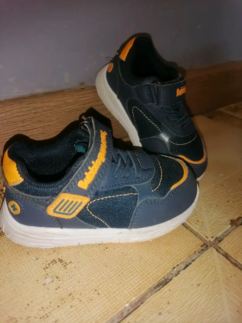 Zapatillas deportivas para niños Bubblegummers azul y naranja - 2