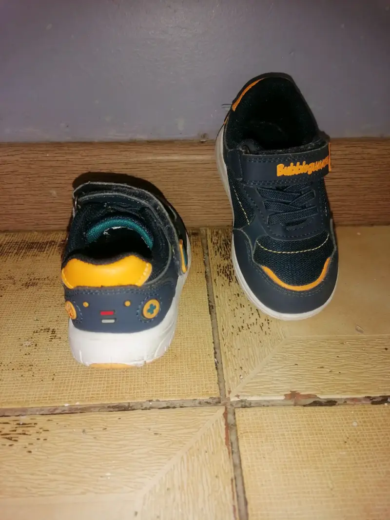 Zapatillas deportivas para niños Bubblegummers azul y naranja - 3