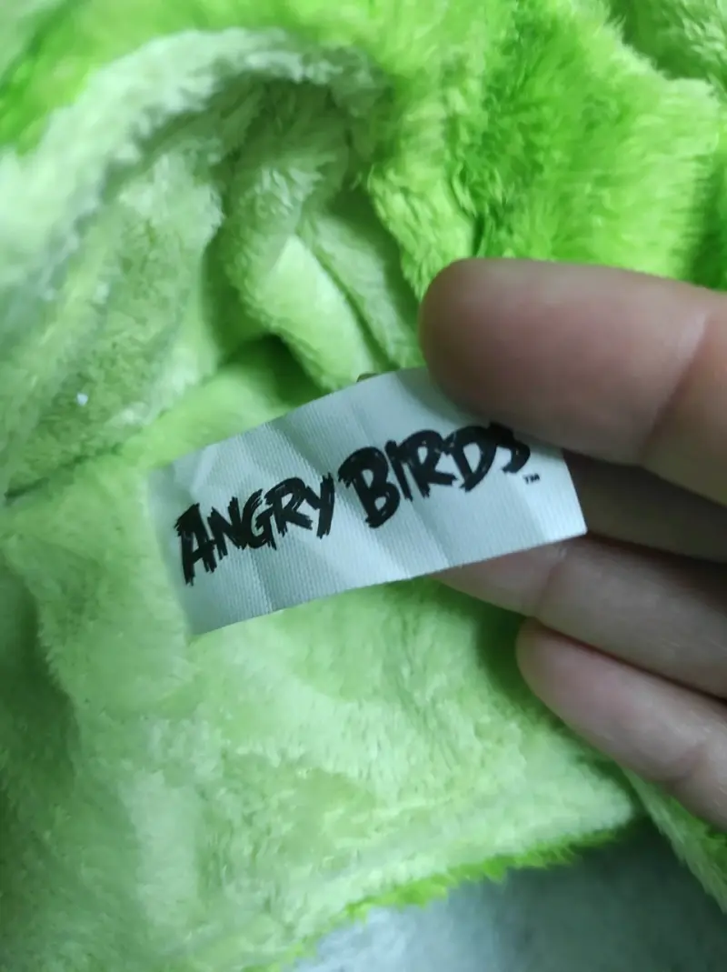 Gorro de peluche verde Angry Birds - 2