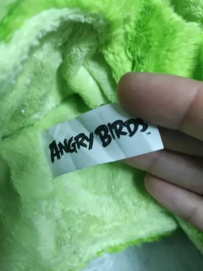 Gorro de peluche verde Angry Birds - miniatura 2