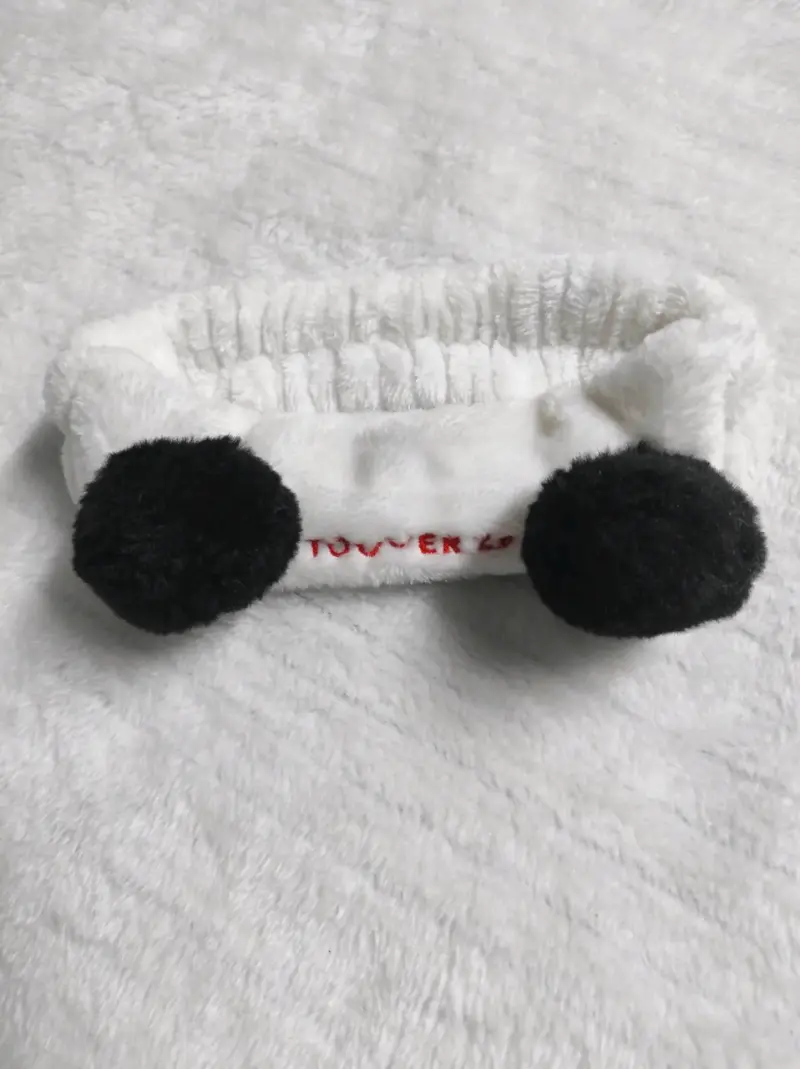 Cinta para el cabello con orejas de panda