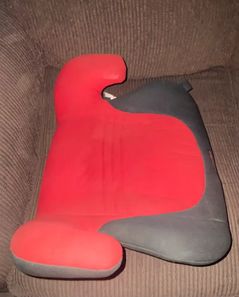 Asiento elevador para auto Bebesit rojo y negro - 3