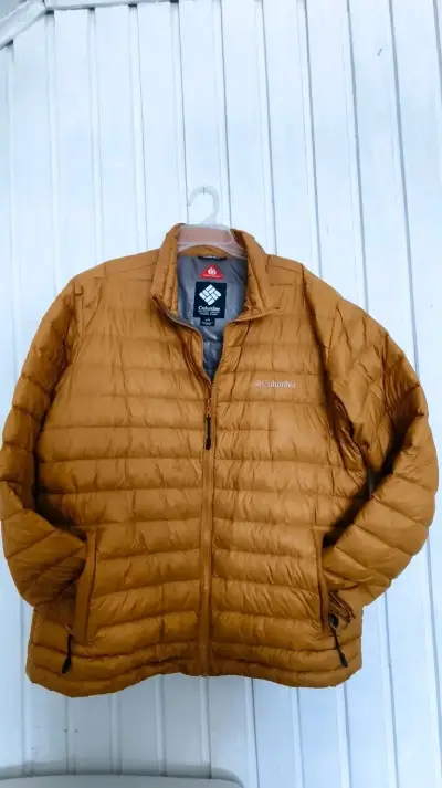 Chaqueta Columbia térmica marrón para hombre - miniatura 1