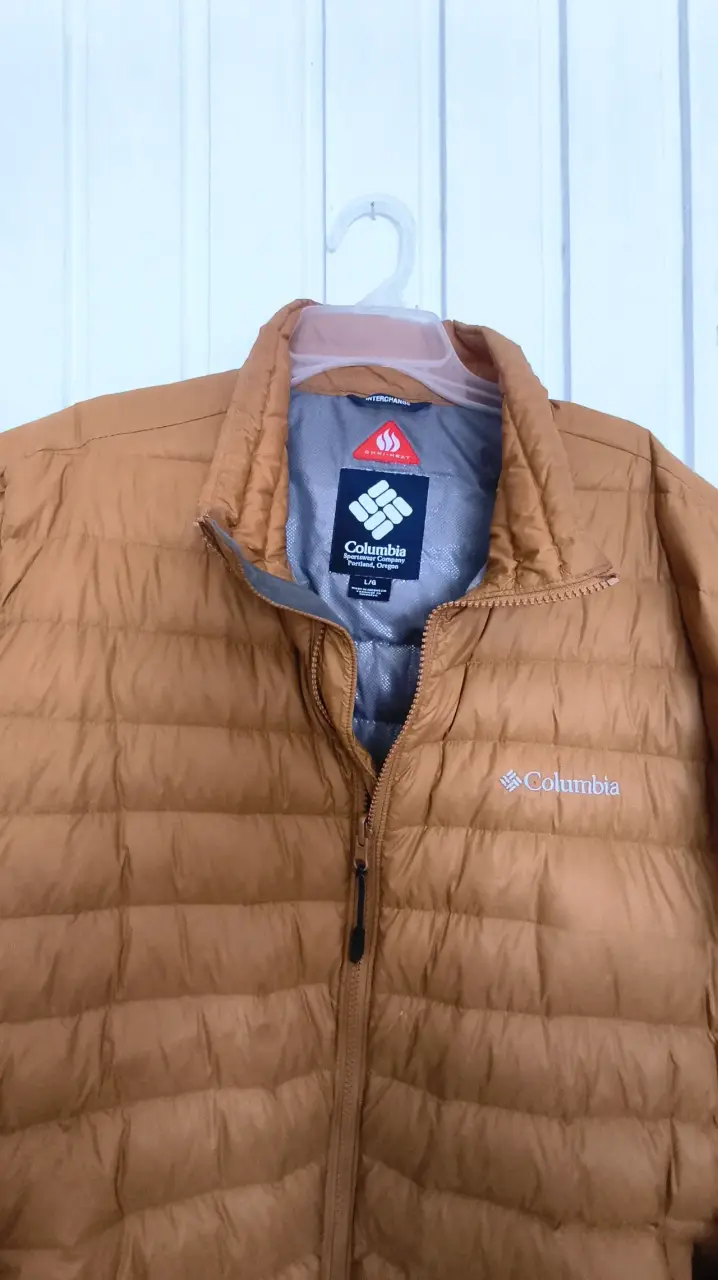 Chaqueta Columbia térmica marrón para hombre - 2