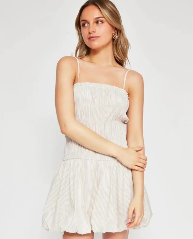 Vestido corto de tirantes para mujer - 2