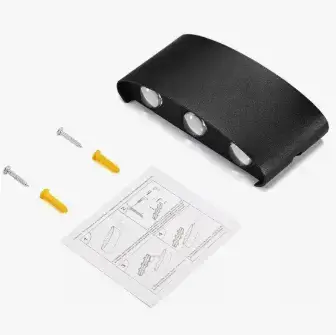 pack 3 Aplique de Pared LED Exterior Impermeable - miniatura 1