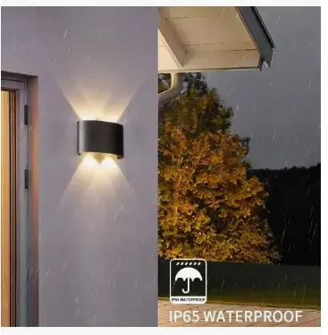pack 3 Aplique de Pared LED Exterior Impermeable - 3
