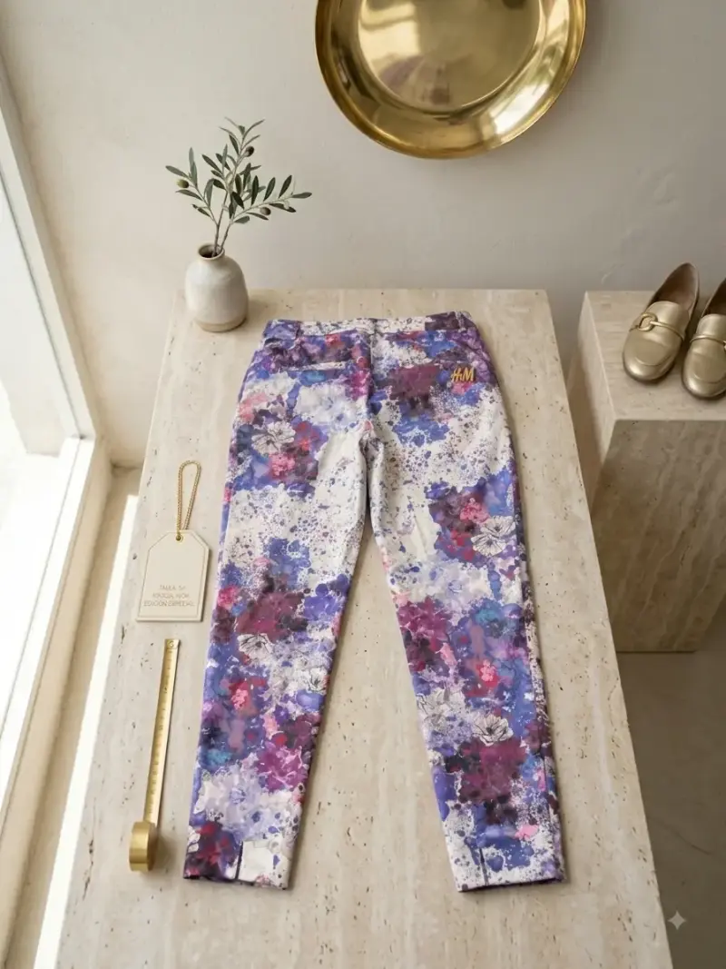 Pantalon estampado floral H&M edición especial - 2