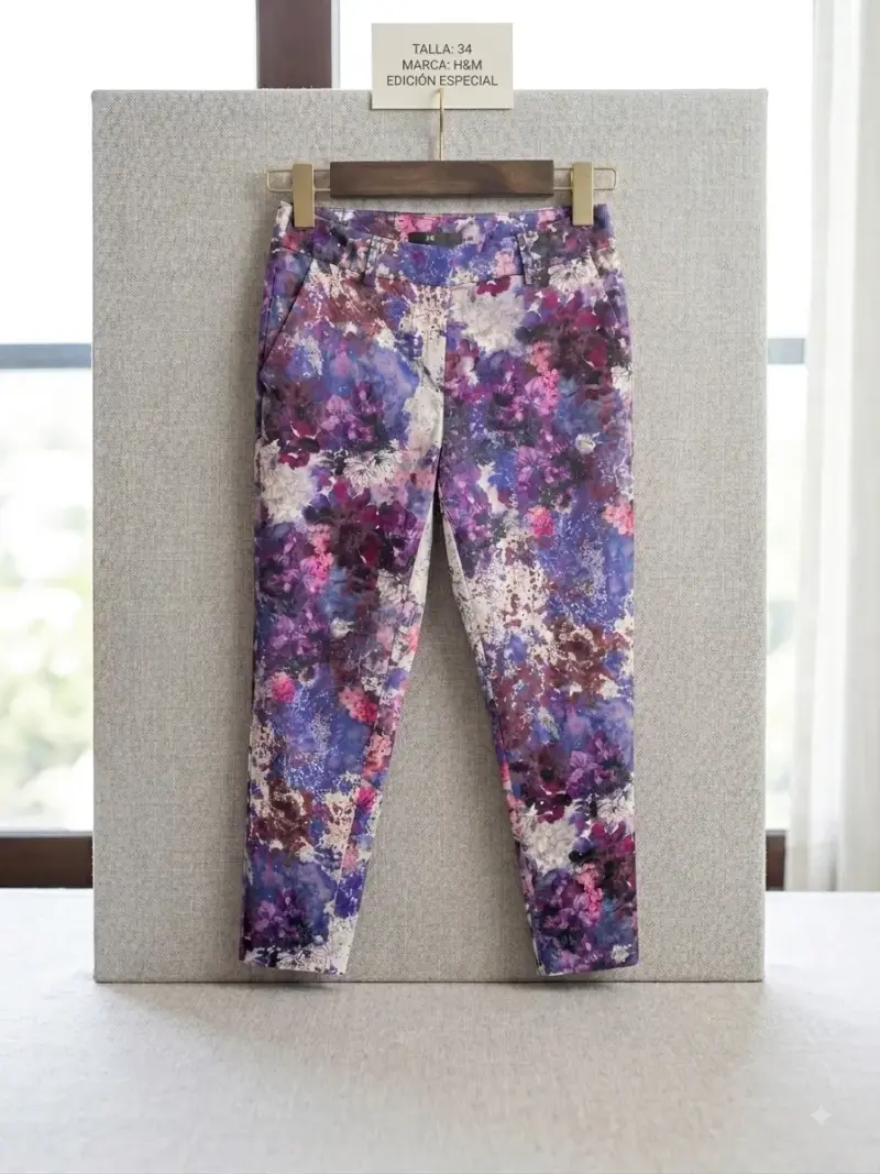 Pantalon estampado floral H&M edición especial - 3