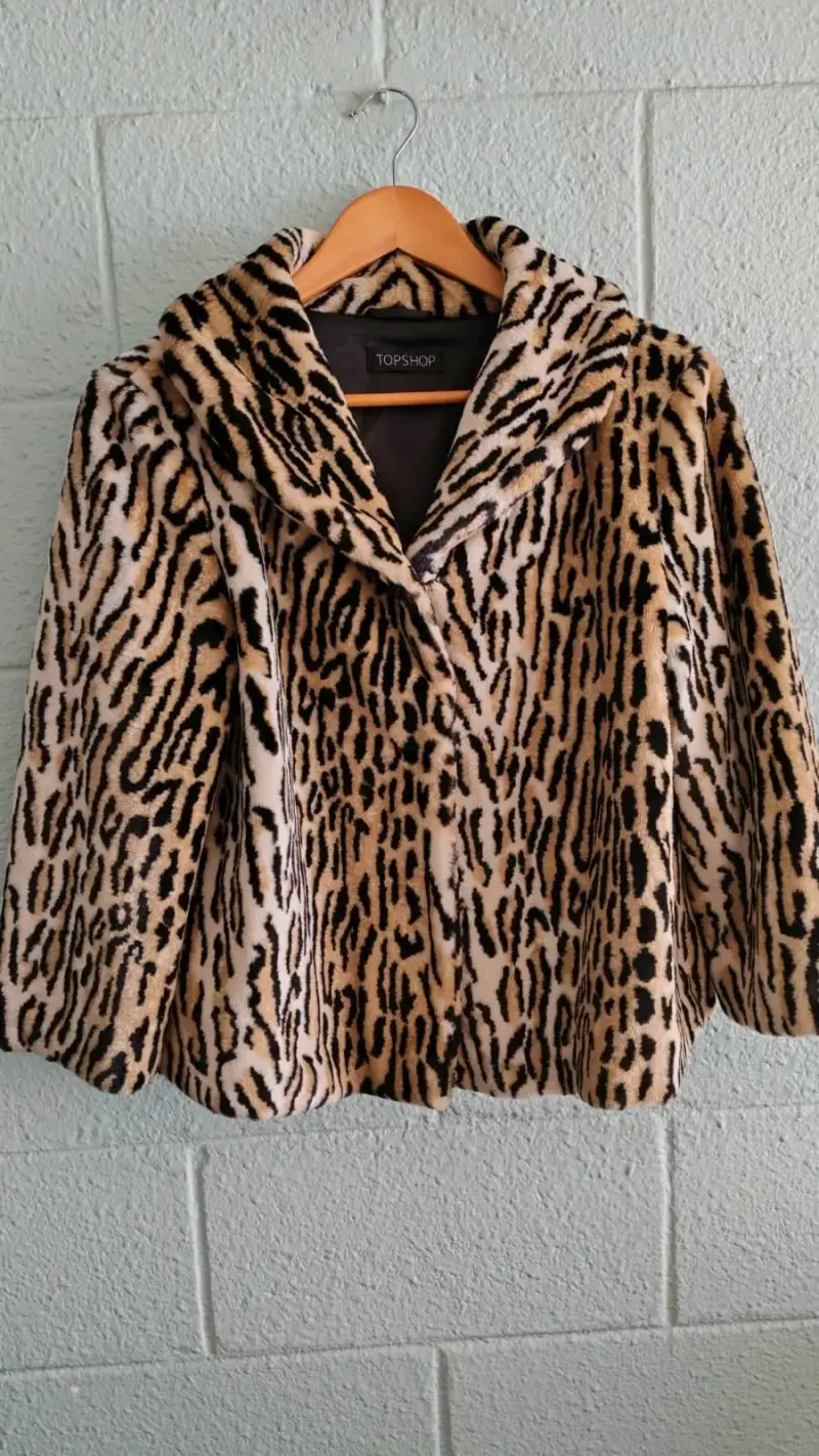 Abrigo de Leopardo Topshop para Mujer - 2