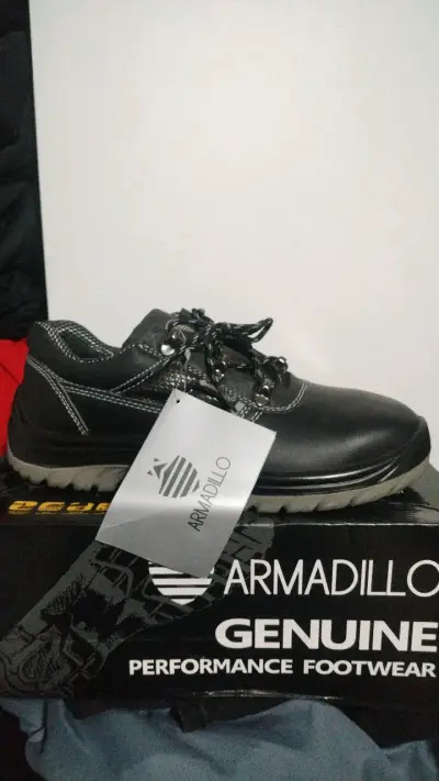 Zapatos de trabajo, Armadillo negros - miniatura 1