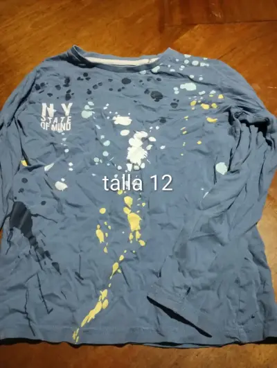 Chaqueta de polar gris para niño talla 12 - miniatura 5