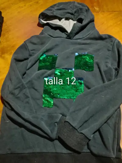 Chaqueta de polar gris para niño talla 12 - miniatura 6