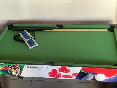 Mesa de futbolito y billar Gamepower - miniatura 2