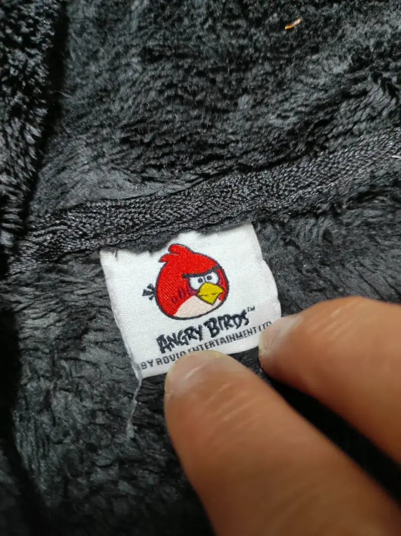 Pijama Entero Angry Birds Negro con Capucha - 4