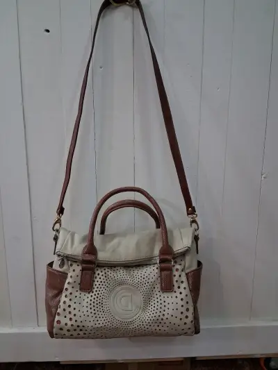 Bolso Desigual beige con detalles marrones - miniatura 2