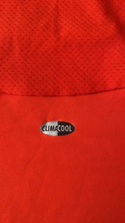 Polera deportiva roja Adidas para mujer - miniatura 5
