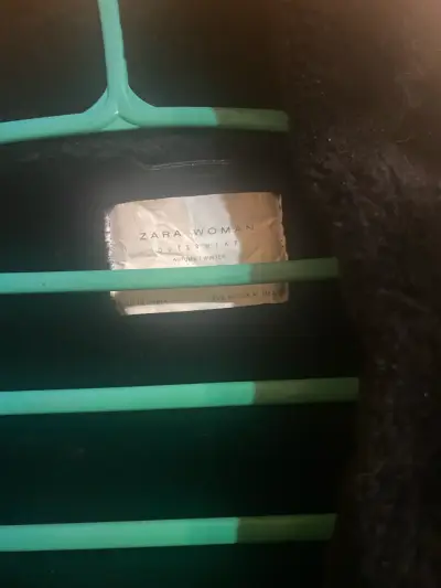 Chaqueta de cuero negra Zara Woman - miniatura 2