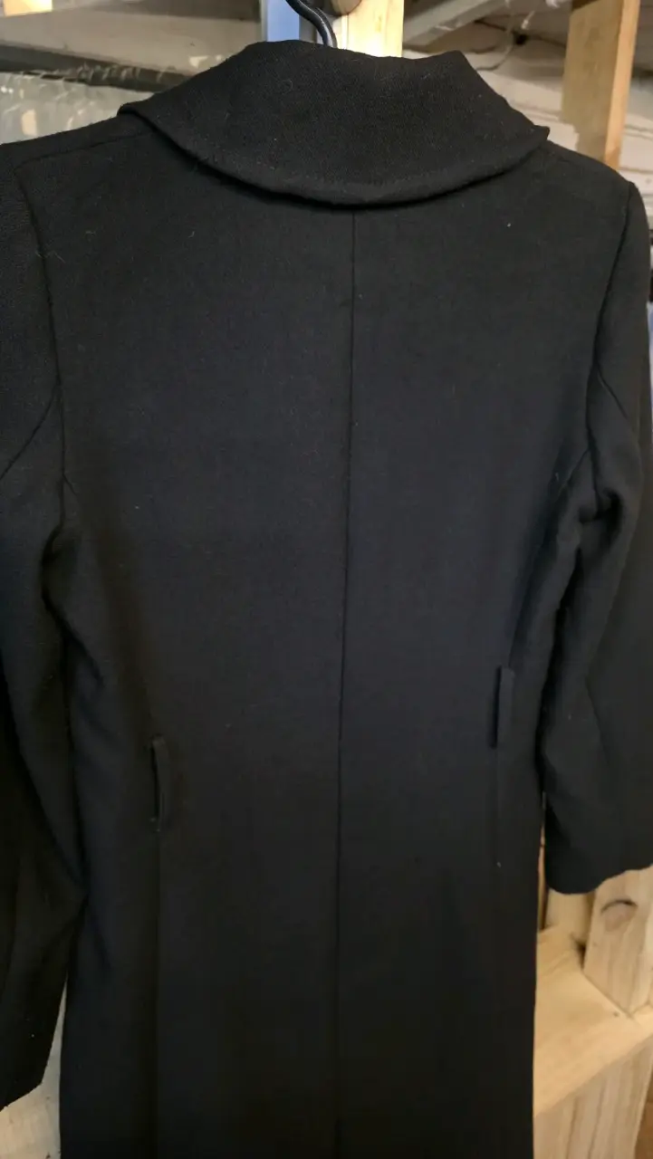 Abrigo negro elegante para mujer H&M - 3