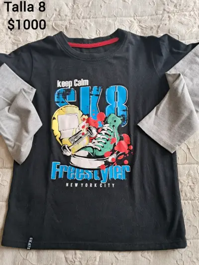 Polera de niño SK8 Freestyler talla 8 - miniatura 1