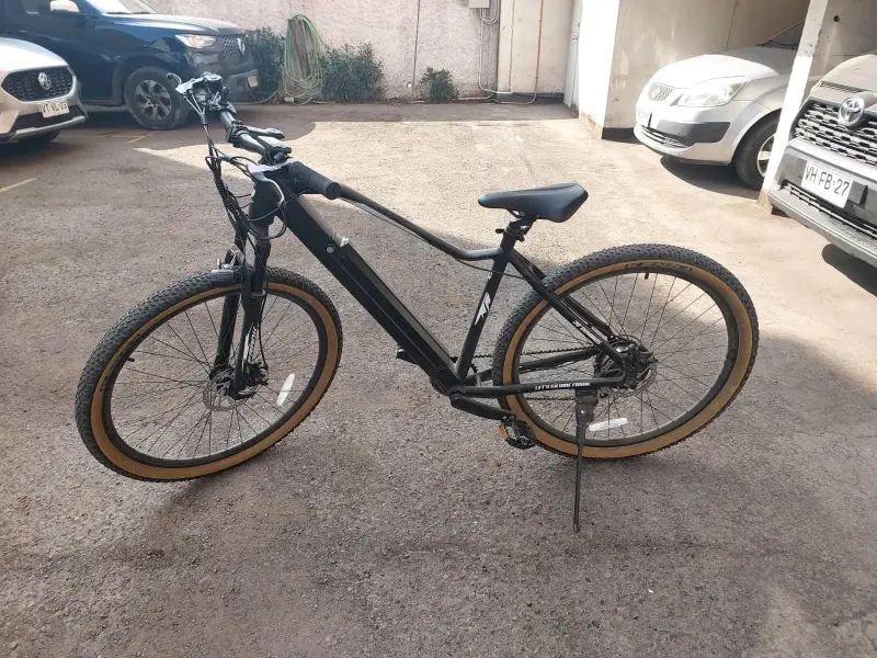 Bicicleta eléctrica Frank de montaña negra - 2