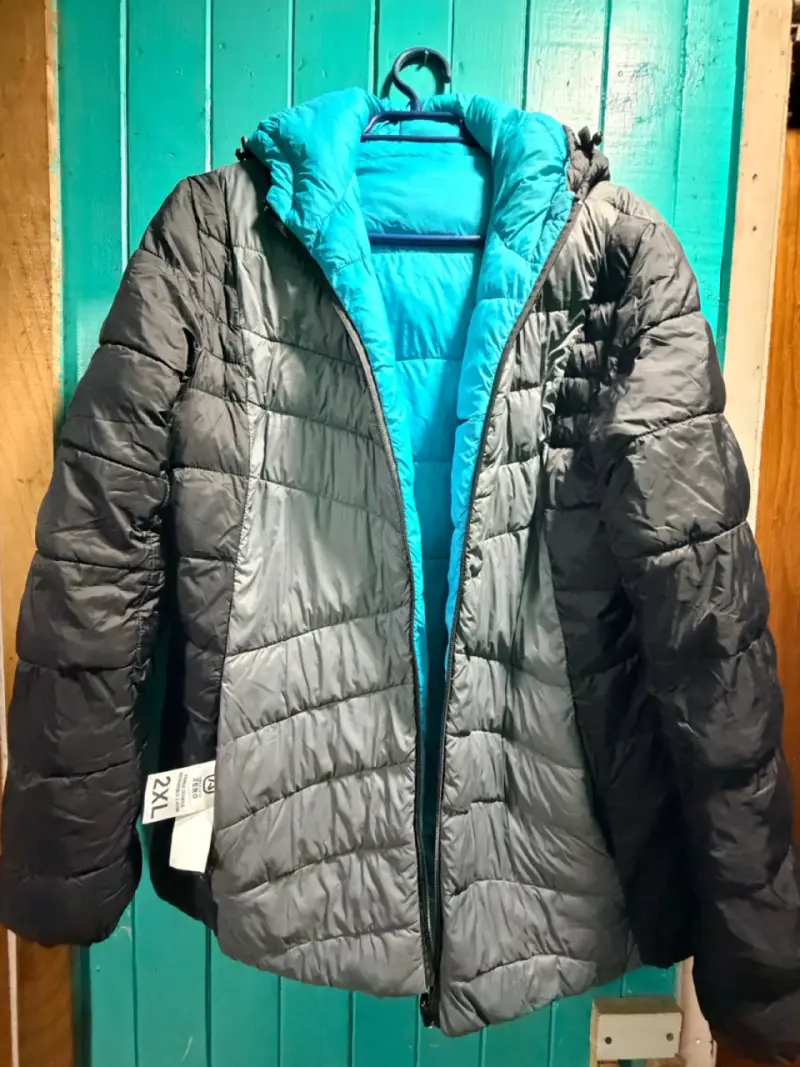 Parka Reversible Mujer Absolute Zero Gris/Calipso - 1